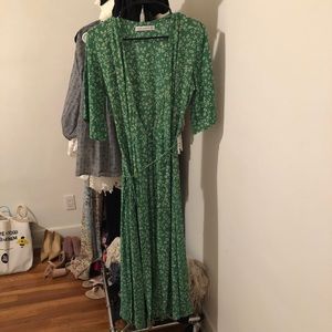 Flowy wrap dress